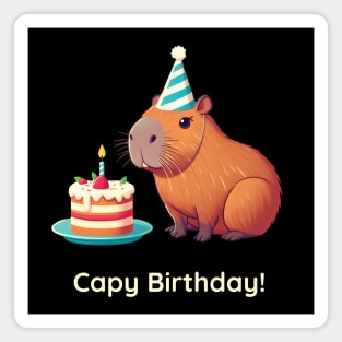 Capy Birthday Magnet